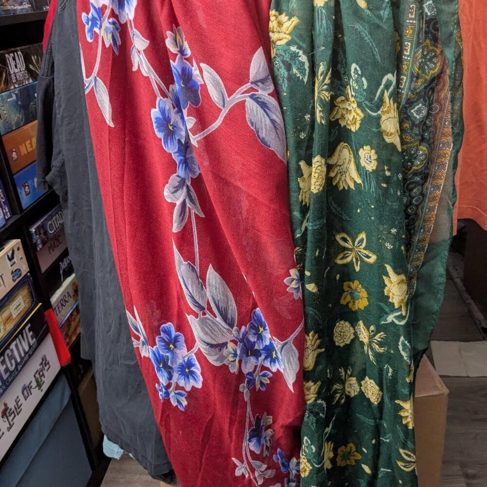 Red & Green Fashion Scarves NWT!
